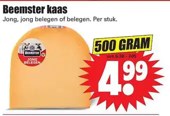 Dirk Beemster Kaas 500gram aanbieding