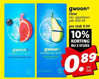 Boni Clear aanbieding