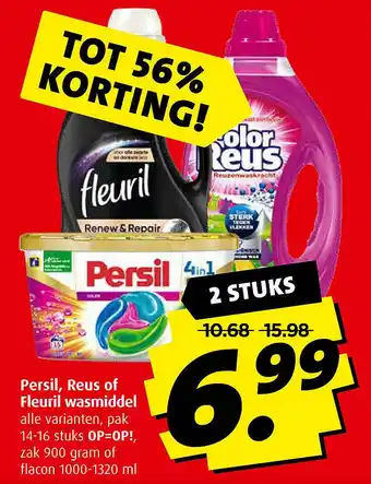 Boni Persil, Reus of Fleuril wasmiddel aanbieding