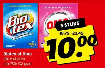 Boni Biotex of Omo aanbieding