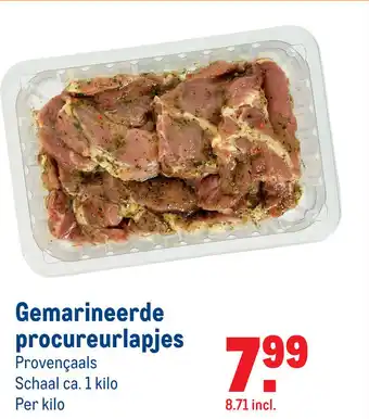 Makro Gemarineerde procureurlapjes aanbieding