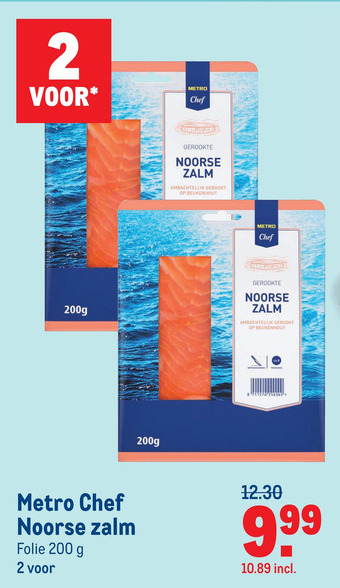 Makro Metro Chef Noorse zalm aanbieding