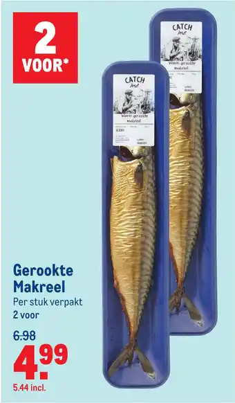 Makro Gerookte Makreel aanbieding