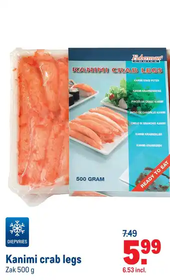 Makro Kanimi crab legs aanbieding