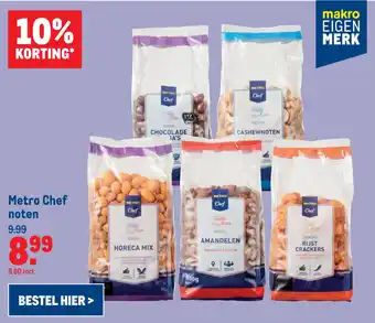 Makro Metro Chef noten aanbieding