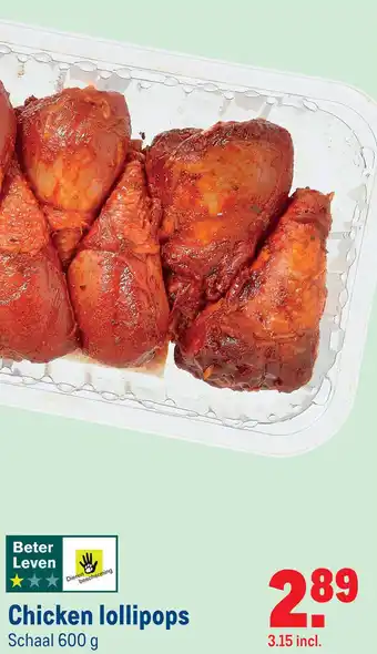 Makro Chicken lollipops aanbieding