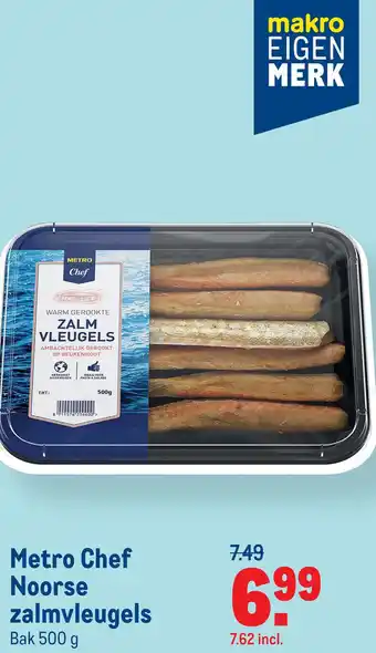 Makro Metro Chef Noorse zalmvleugels aanbieding