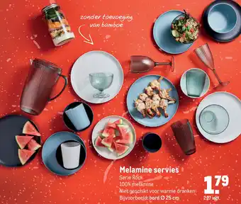 Makro Melamine servies aanbieding