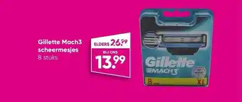 Big Bazar Gillette mach3 scheermesjes aanbieding