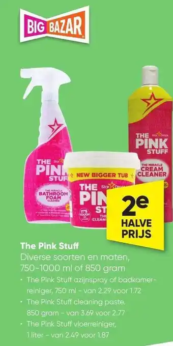 Big Bazar The pink stuff aanbieding