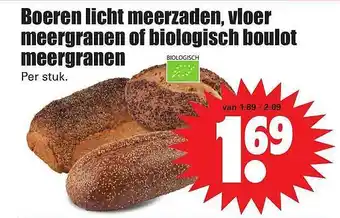 Dirk Boeren Licht Meerzaden, Vloer Meegranen Of Biologisch Boulot Meergranen aanbieding