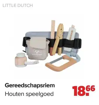 Baby-Dump Gereedschapsriem houten speelgoed aanbieding