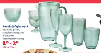 Makro Kunststof glaswerk aanbieding