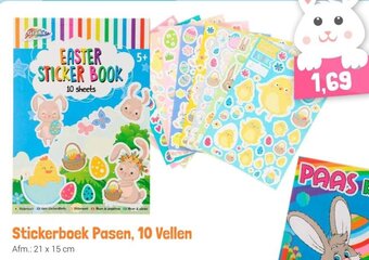 Lobbes Stickerboek Pasen 10 vellen aanbieding