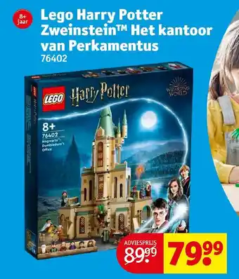 Kruidvat Lego Harry Potter Zweinstein Het kantoor van Perkamentus 76402 aanbieding