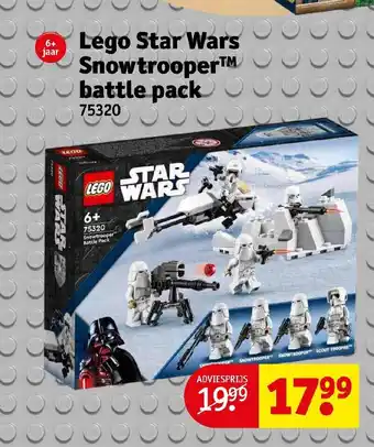 Kruidvat Lego Star Wars Snowtrooper battle pack 75320 aanbieding