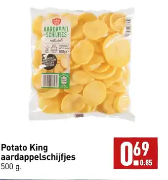 ALDI Potato king aardappelschijfjes 500g aanbieding