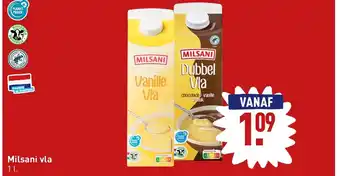 ALDI Milsani vla 1L aanbieding