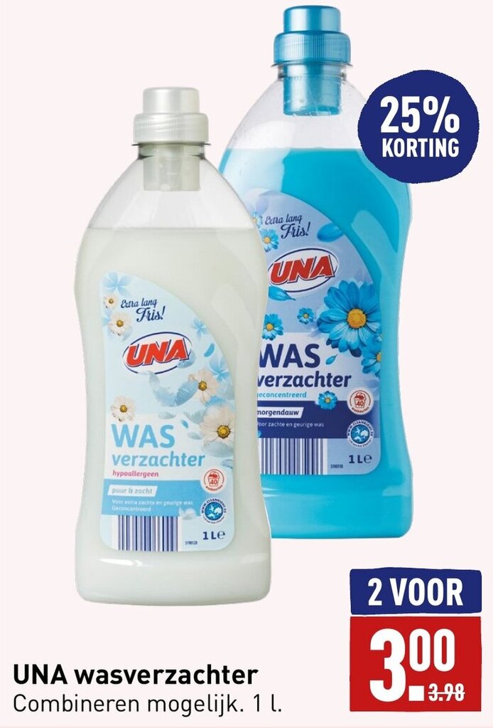 Una wasverzachter aanbieding bij ALDI