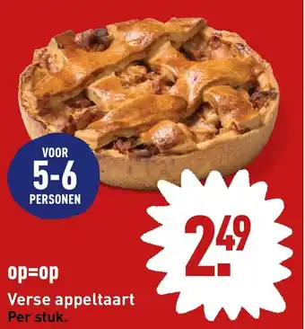 ALDI Verse appeltaart aanbieding