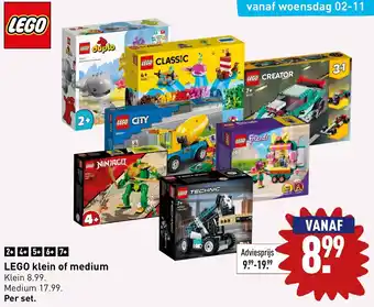 ALDI Lego klein of medium aanbieding