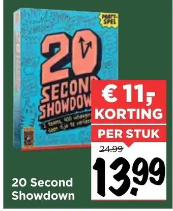 Vomar Voordeelmarkt 20 Second showdown aanbieding