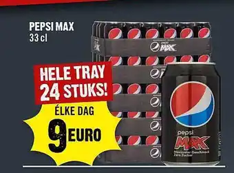 Dirck 3 Pepsi max aanbieding