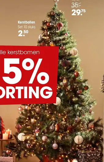 Kwantum Kerstbomen aanbieding