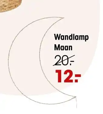 Kwantum Wandlamp Maan aanbieding