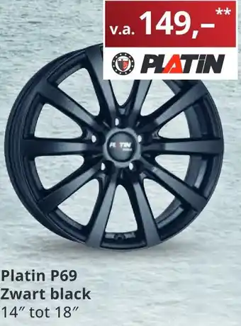 Premio Platin p69 zwart black aanbieding