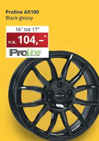 Premio Proline ax100 black glossy aanbieding