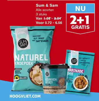 Hoogvliet Sum & Sam aanbieding