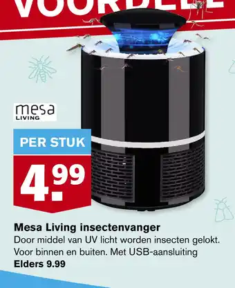 Hoogvliet Mesa Living insectenvanger aanbieding