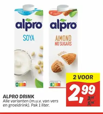 Dekamarkt Alpro Drink pak 1 liter aanbieding