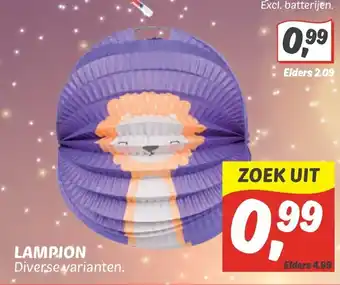 Dekamarkt Lampion aanbieding