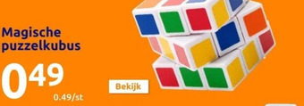 Action Magische puzzelkubus aanbieding