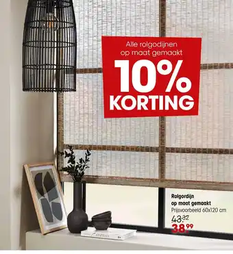 Kwantum Rolgordijn op maat gemaakt 60x120 cm aanbieding