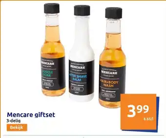 Action Mencare giftset aanbieding