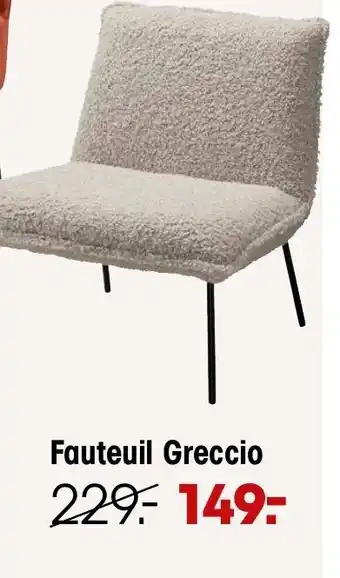 Kwantum Fauteuil Greccio aanbieding