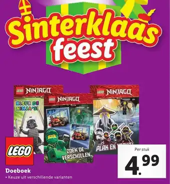 Lidl Lego doeboek aanbieding