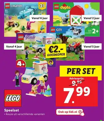 Lidl Lego speelse aanbieding