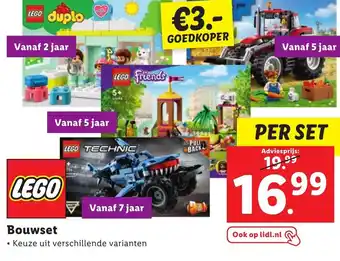 Lidl Lego bouwset aanbieding