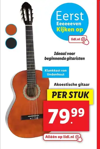 Lidl Akoestische gitaar aanbieding