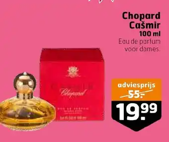 Trekpleister Chopard Casmir 100ML aanbieding