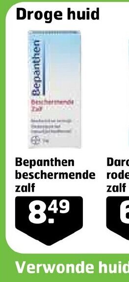 Trekpleister Bepanthen beschermende zalf aanbieding