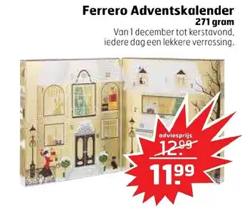 Trekpleister Ferrero Adventskalender 271 gram aanbieding