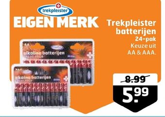 Trekpleister Batterijen 24-pak AA & AAA aanbieding