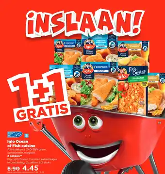 PLUS Iglo ocean of fish cuisine aanbieding