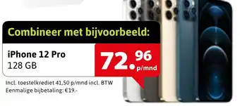 Welcom iPhone 12 Pro aanbieding