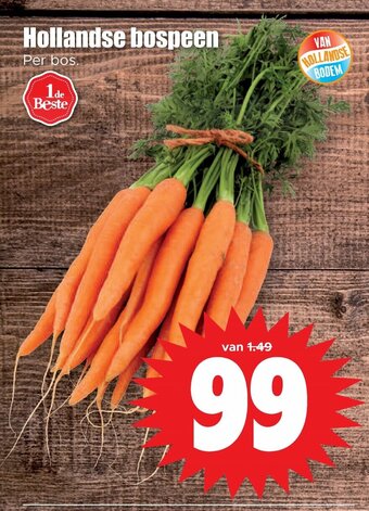 Dirk Hollandse bospeen aanbieding